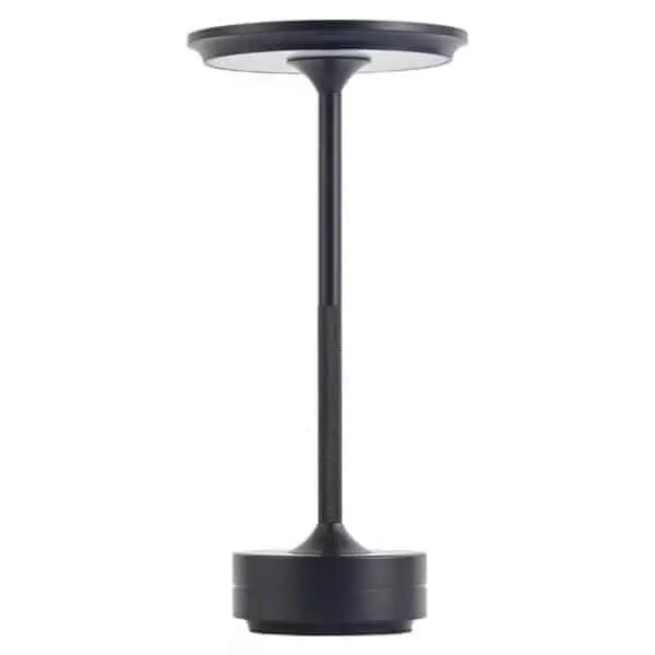 Restaurant table lamp black