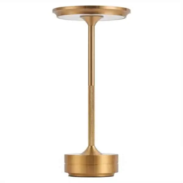 Restaurant table lamp gold