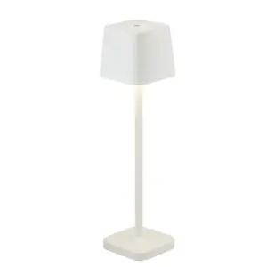 White Rechargeable cordless lamp
