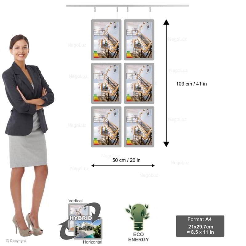 Ecran Vitrine Agence Immobiliere A4v 3r2c