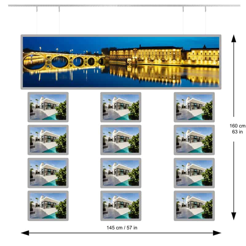 Porte Affiche Panoramique 1xlh12a4