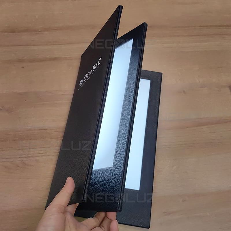 menu illuminato led bar